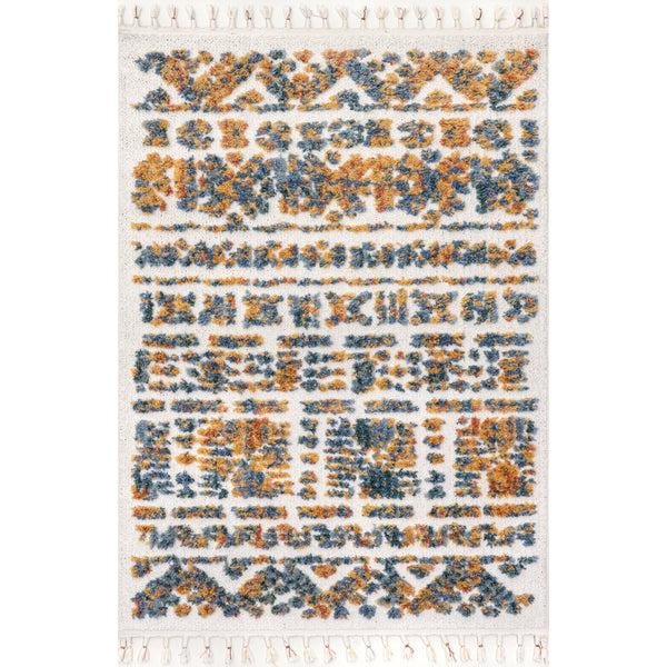 nuloom Aleesha Bohemian Shag Tassel Area Rug Green