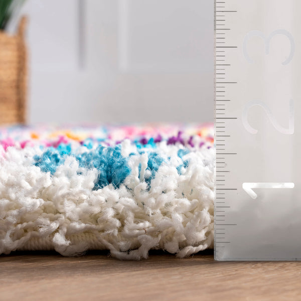 Nuloom Allard Striped Shag Multi