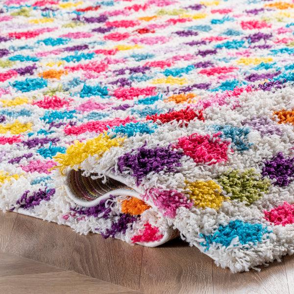Nuloom Allard Striped Shag Multi