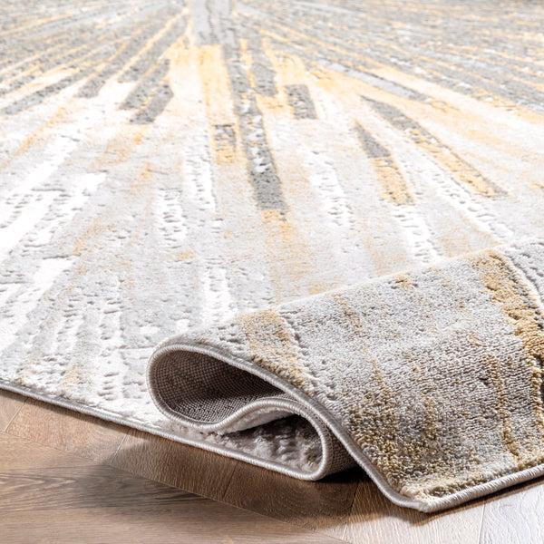 Nuloom Amaya Abstract Area Rug Gold