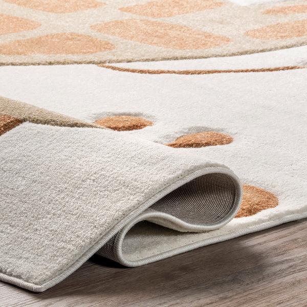 Nuloom Anabell Giraffe Kids Area Rug Beige