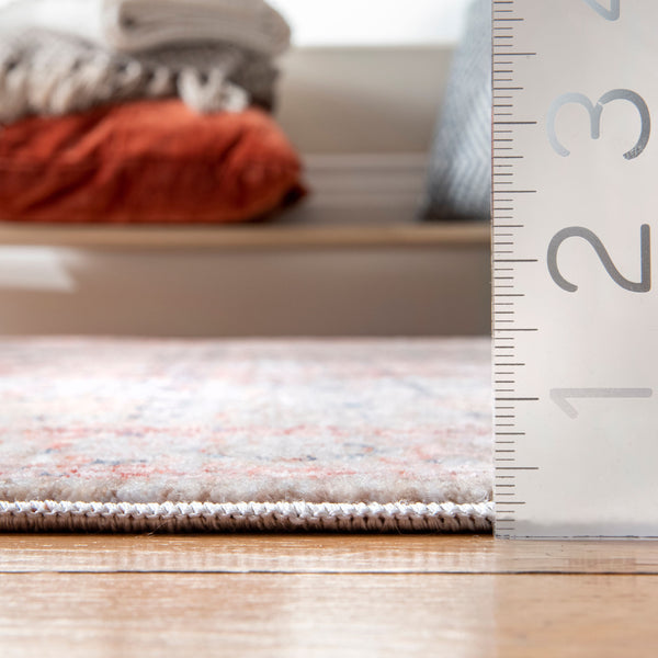 Nuloom Annalee Nebulous Rosette Area Rug Beige