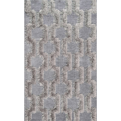 nuloom Annalise Bloc Shaggy Silver