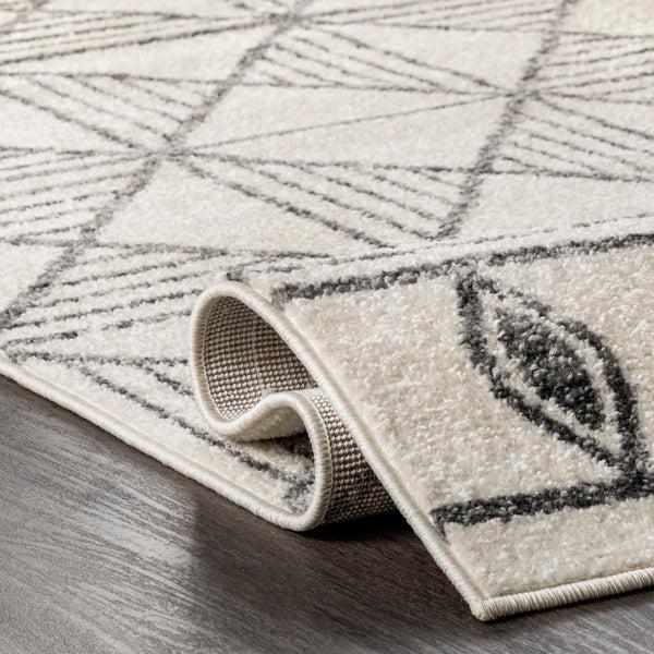 Nuloom Aria Retro Tiles Area Rug Off White