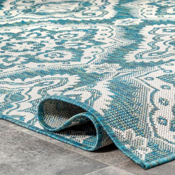Nuloom Arna Floral Indoor/Outdoor Area Rug Green