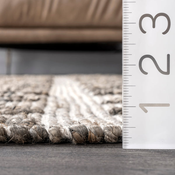 Nuloom Athena Textured Trellis Area Rug Dark Grey