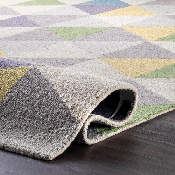 Nuloom Bianca Triangles Area Rug Green