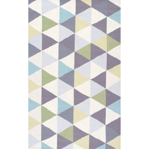 nuloom Bianca Triangles Area Rug Green