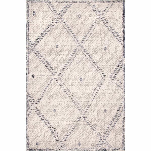 nuloom Blaine Dotted Diamond Area Rug Ivory
