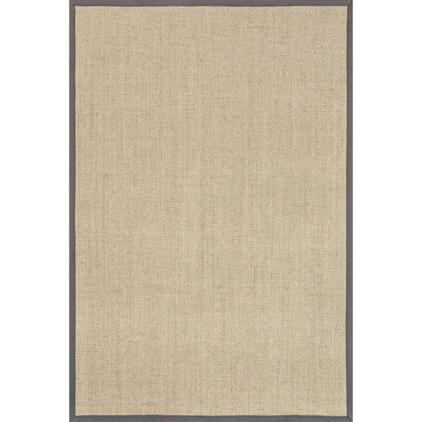 nuloom Bordered Chloe Sisal Area Rug Gray