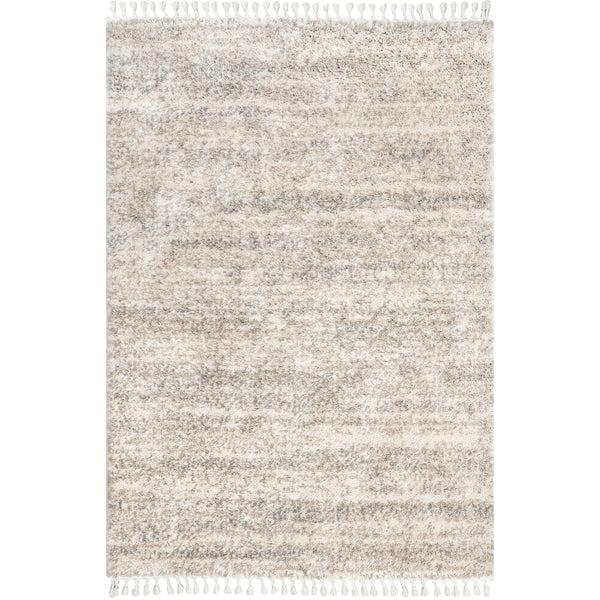 nuloom Brooke Shag Tasseled Area Rug Ivory