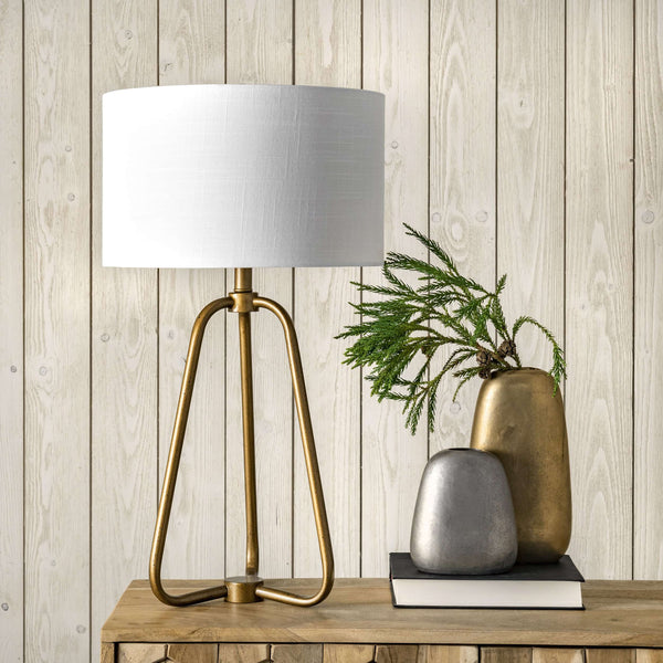 Nuloom Captiva 26" Metal Table Lamp Brass