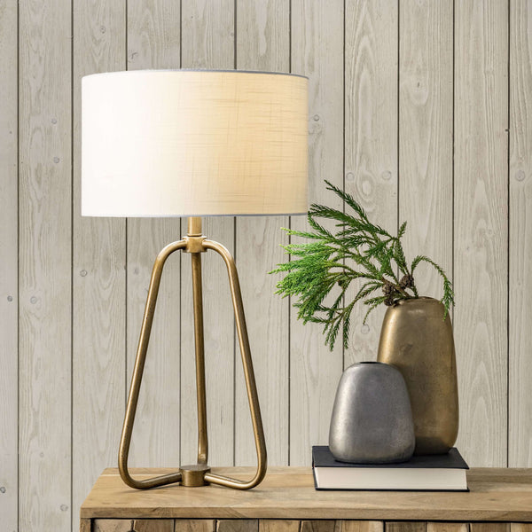 Nuloom Captiva 26" Metal Table Lamp Brass