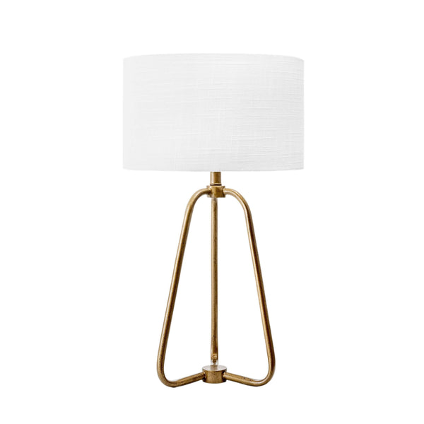 nuloom Captiva 26" Metal Table Lamp Brass