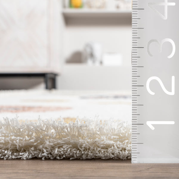 Nuloom Caree Astronaut Kids Fringe Area Rug Beige