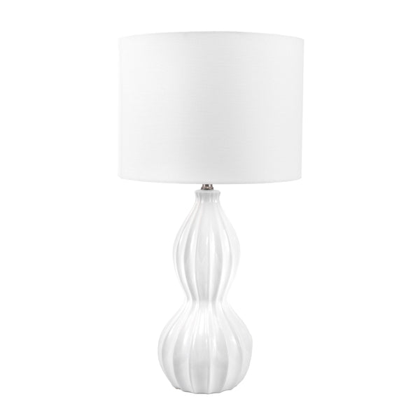nuloom Cary 30" Ceramic Table Lamp Cream