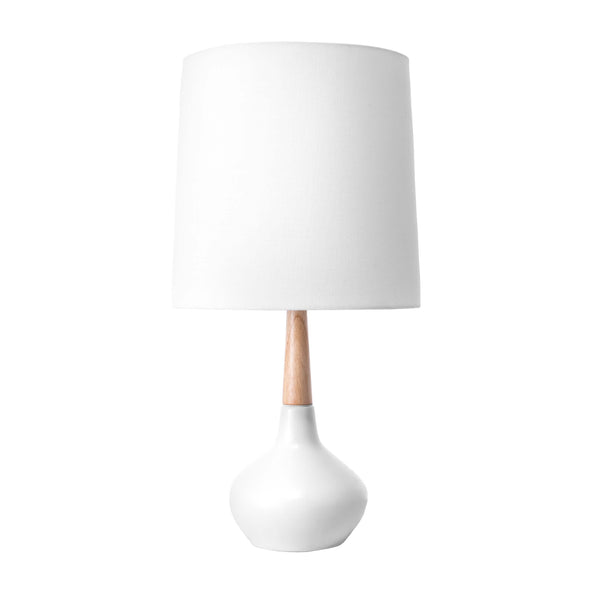 nuloom Castine 25" Ceramic Table Lamp White