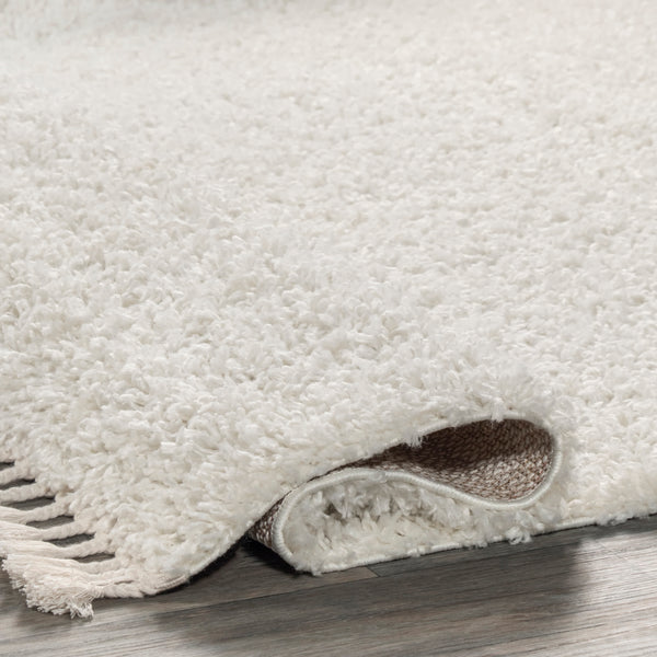 Nuloom Casual Plush Shag Neva Area Rug Ivory