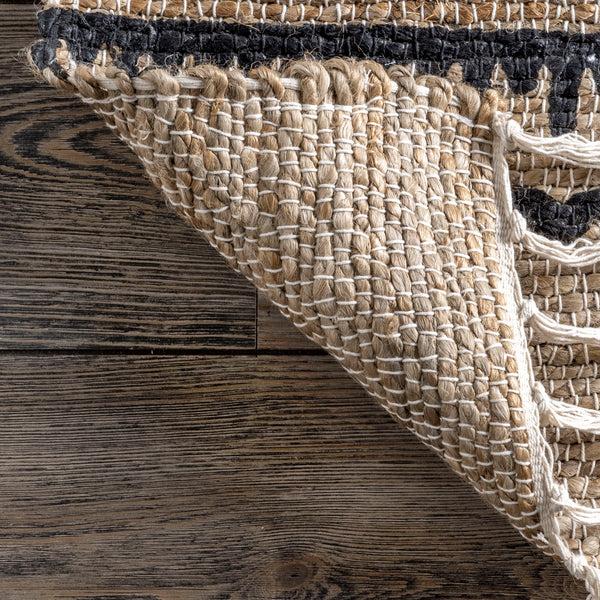 Nuloom Celeste Banded Tribal Area Rug Natural