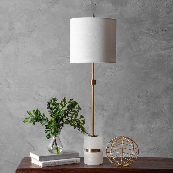 Nuloom Charlotte 31" Marble Table Lamp Bronze