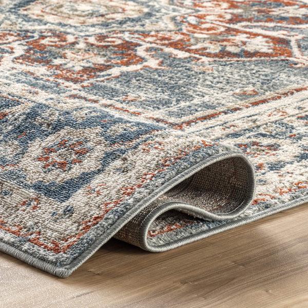 Nuloom Charlotte Faded Medallion Area Rug Beige