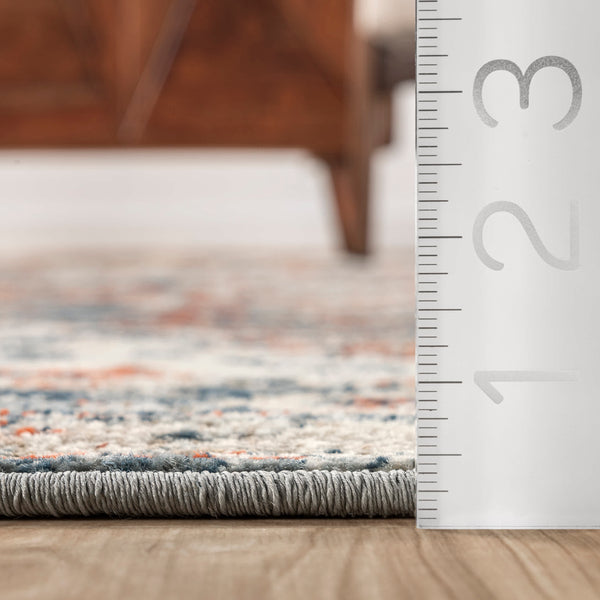 Nuloom Charlotte Faded Medallion Area Rug Beige