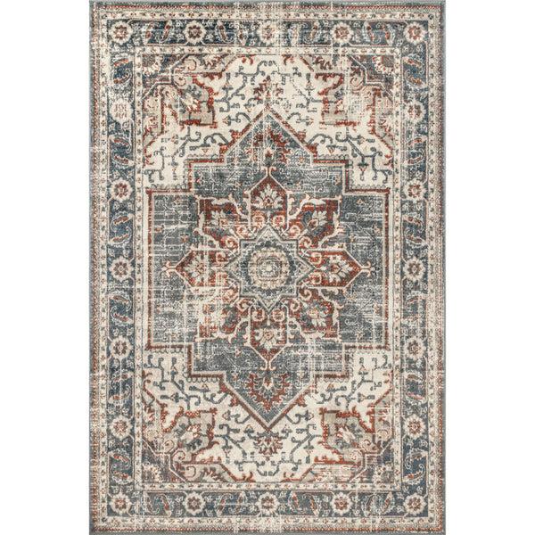 nuloom Charlotte Faded Medallion Area Rug Beige