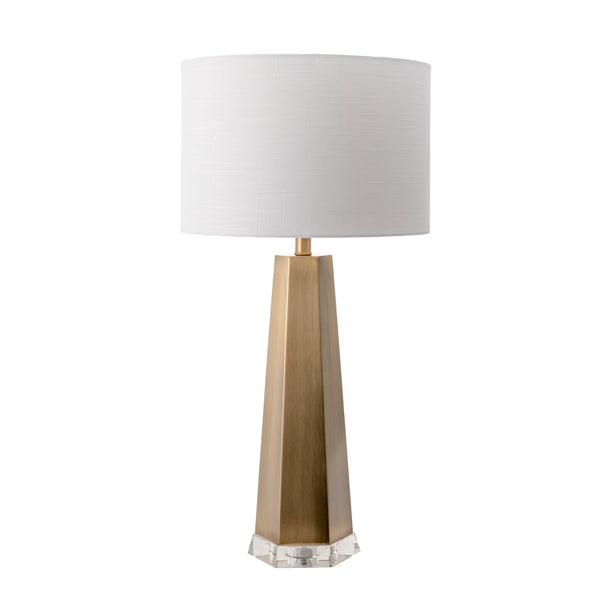 nuloom Cheyenne 30" Metal Table Lamp Brass