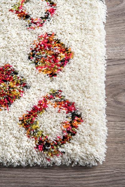 Nuloom Cicely Shaggy Area Rug White