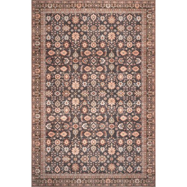 nuloom Claire Washable Floral Area Rug Beige