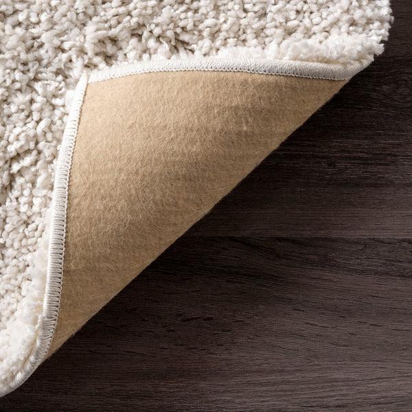 Nuloom Clare Solid Shag Area Rug White