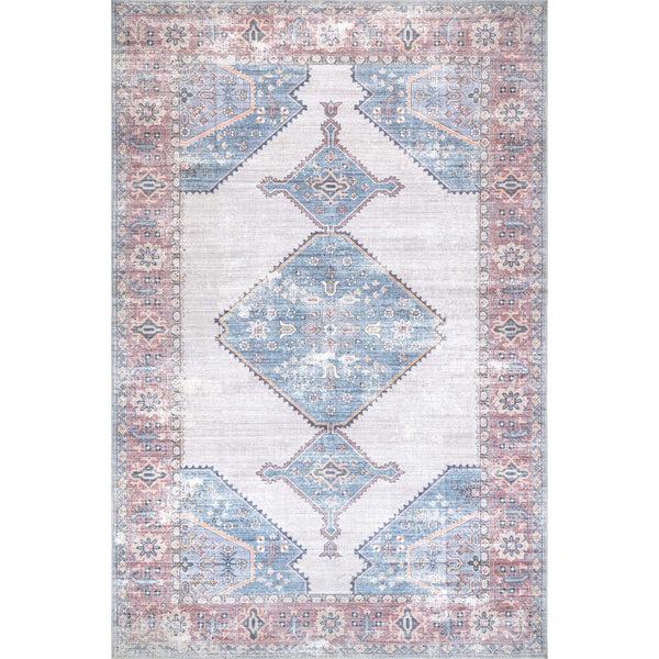nuloom Classic Vintage Washable Area Rug Blue