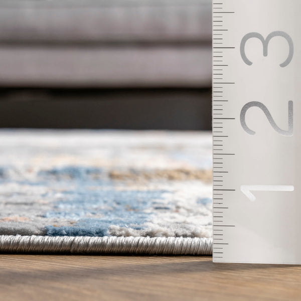 Nuloom Cleo Modern Abstract Area Rug Light Grey