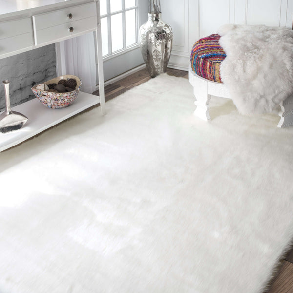 Nuloom Cloud Shag Area Rug Ivory