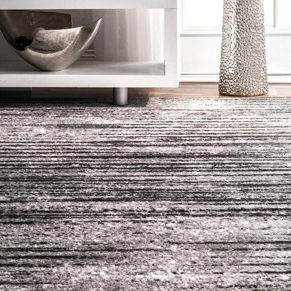 Nuloom Contemporary Faded Elsa Area Rug Gray