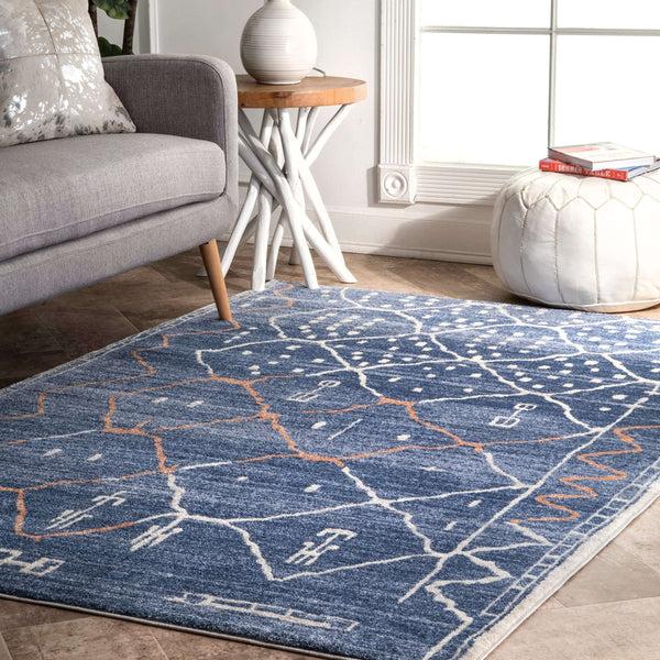 Nuloom Contemporary Missy Moroccan Area Rug Blue