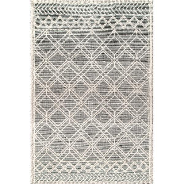 nuloom Contemporary Trellis Natti Area Rug Gray