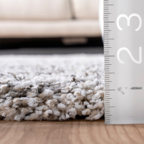 Nuloom Cuellar Chevron Shaggy Area Rug Navy