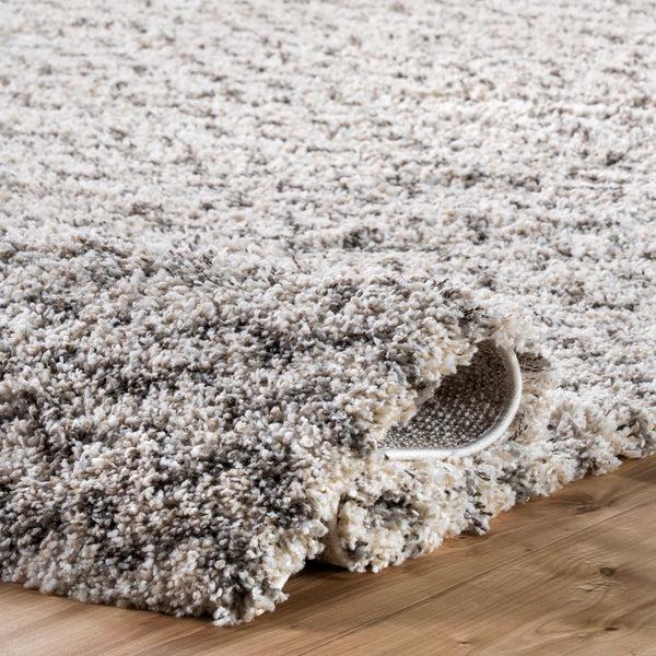 Nuloom Cuellar Chevron Shaggy Area Rug Navy