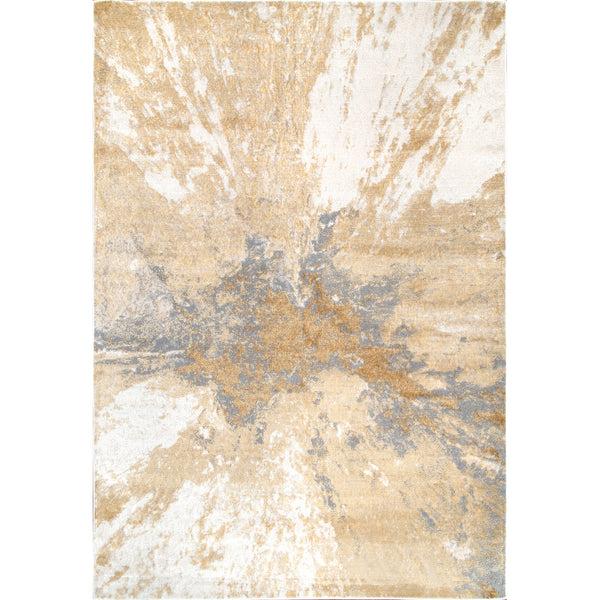 nuloom Cyn Contemporary Abstract Area Rug Gold