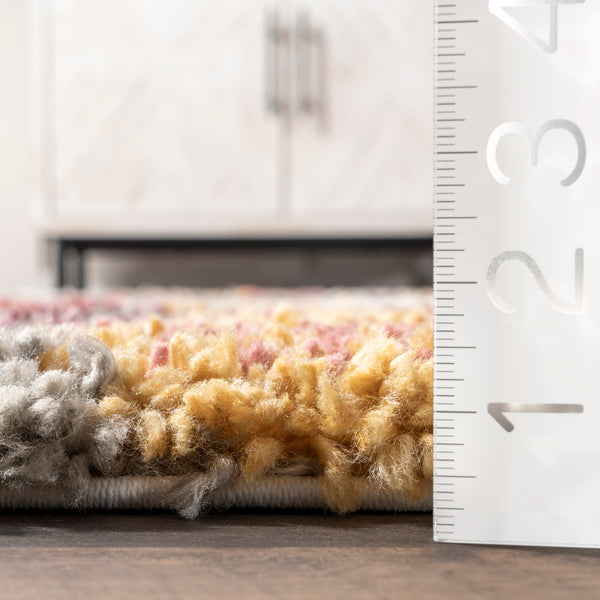 Nuloom Dabney Abstract Kids Shag Area Rug Multi