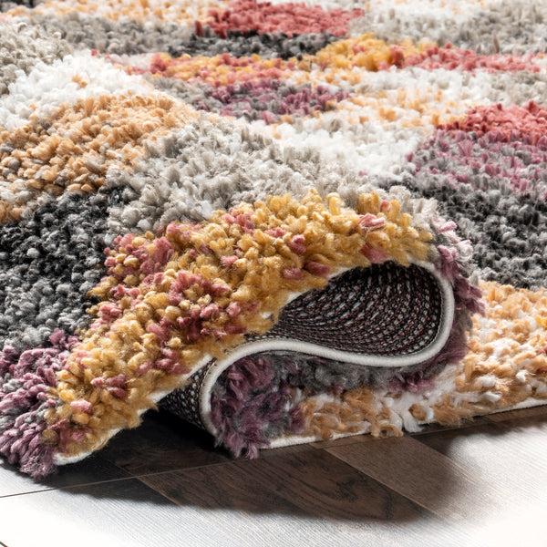 Nuloom Dabney Abstract Kids Shag Area Rug Multi