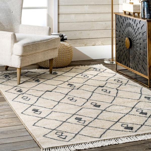 Nuloom Dani Moroccan Trellis Beige