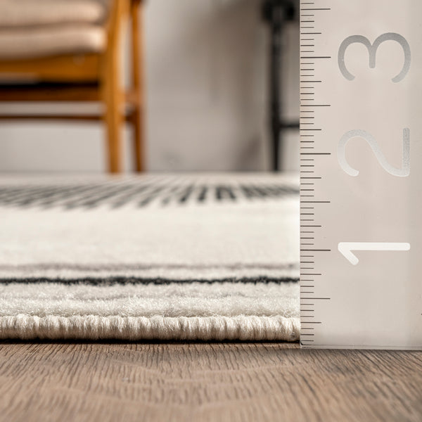 Nuloom Dara Contemporary Geometric Area Rug Gray