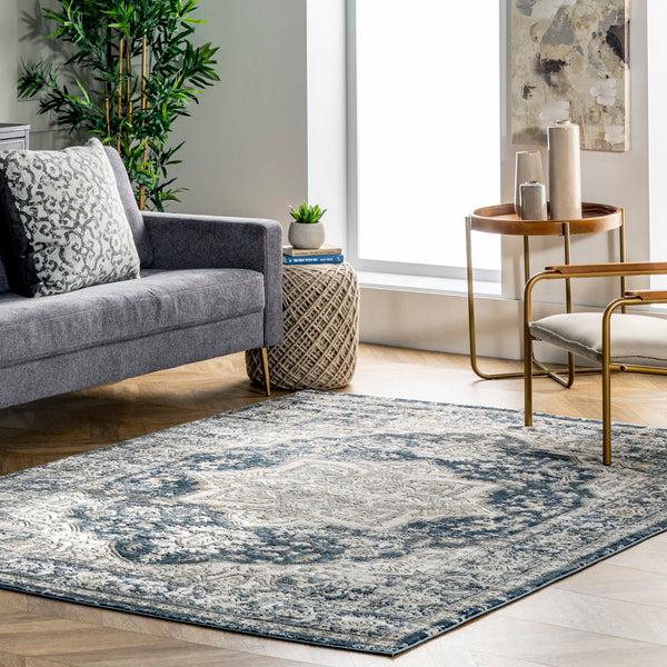 Nuloom Darcie Traditional Medallion Area Rug Beige