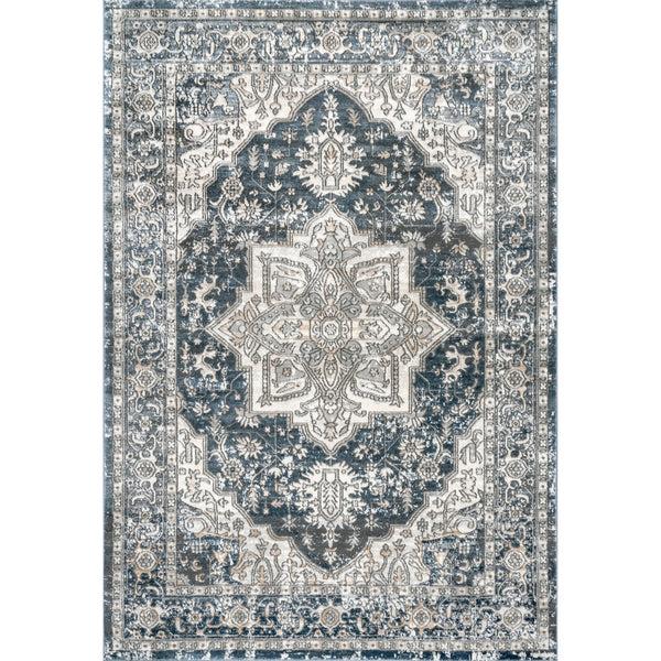 nuloom Darcie Traditional Medallion Area Rug Beige