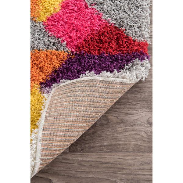 Nuloom Deedee Mosaic Shaggy Multi