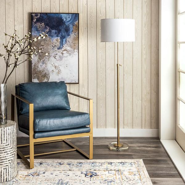 Nuloom Dexter 60" Metal Floor Lamp Brass