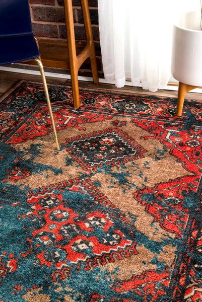 Nuloom Distressed Tribal Lavonna Area Rug Multi