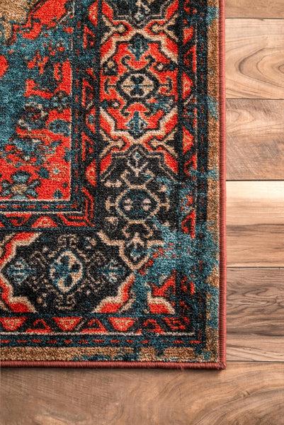 Nuloom Distressed Tribal Lavonna Area Rug Multi